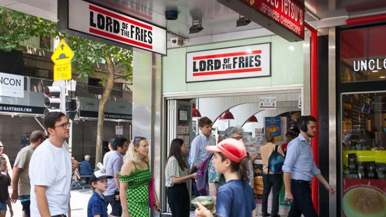 Lord of the Fries at 55 Swanston St has closed, with the building up for rent.

