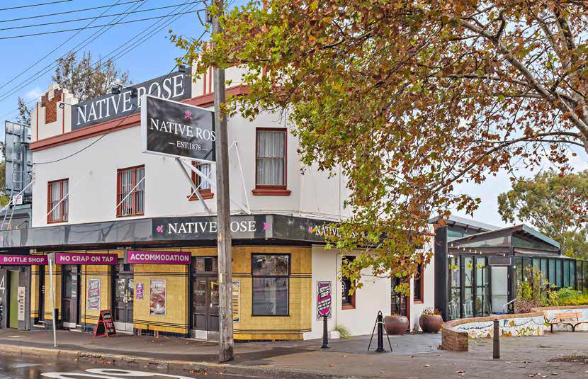 The leasehold on Rozelle’s Native Rose Hotel has changed hands.
