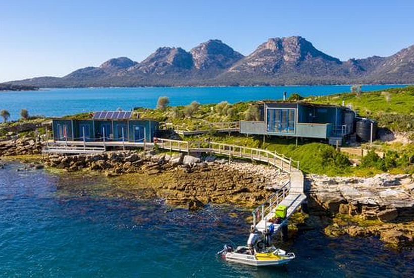 Clem Newton-Brown bought and redeveloped Picnic Island in Tasmania and now wants to develop more islands. Picture: Luke Tscharke
