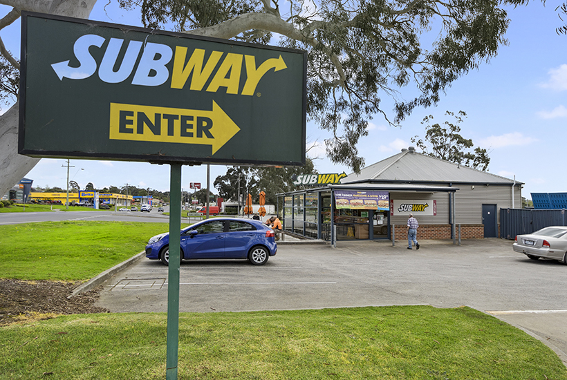 The Subway at Leongatha is set to be auctioned.
