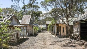 Entire Victorian gold rush-style town with 40 buildings on the market