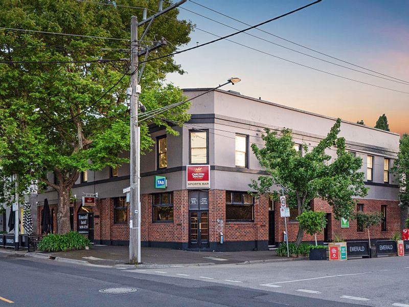 The Emerald Hotel in South Melbourne is on the market for the first time in half a century. Picture: realcommercial.com.au/sale
