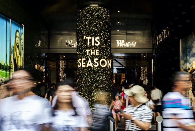 Shopping centres are upping the ante to lure shoppers in store this Christmas
