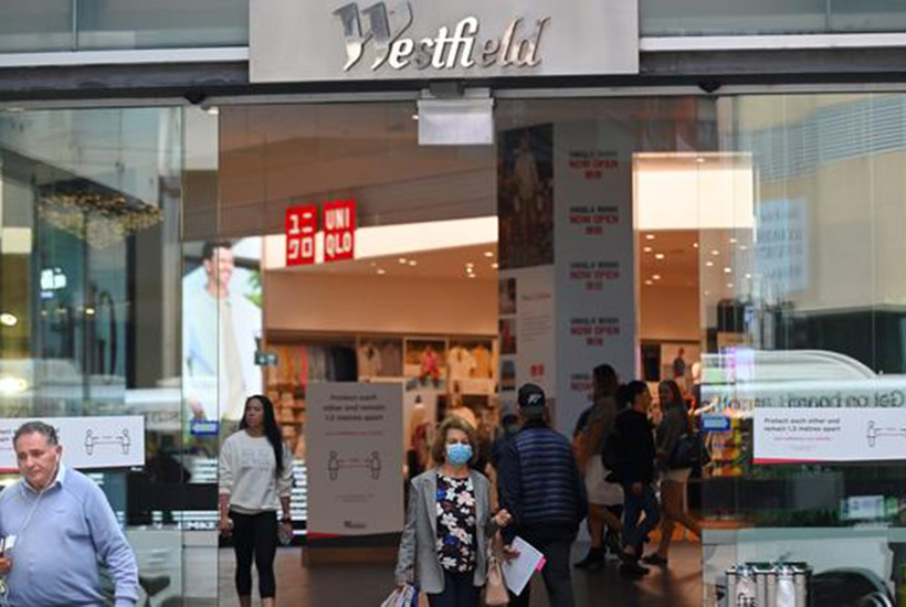 The Westfield owner reported a pick-up in rental collections as more retailers reopen after lockdown. Picture: NCA NewsWire/Steven Saphore
