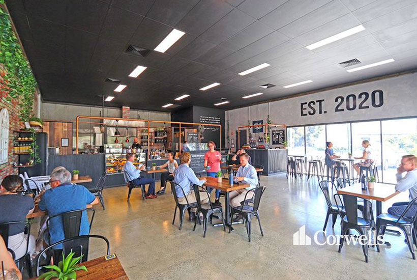 Retail listings like this Gold Coast cafe and land/development properties are attracting strong interest. Picture: realcommercial.com.au/sale