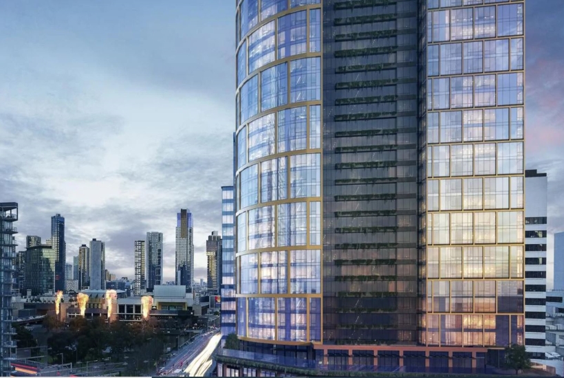 Artist’s impression of Mirvac’s new mixed-use precinct at 7 Spencer Street, Melbourne. Picture: Supplied by Mirvac