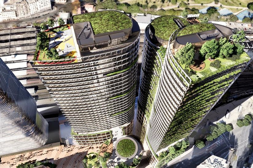 An artist’s impression of Central Place Sydney. Picture: News Corp/supplied
