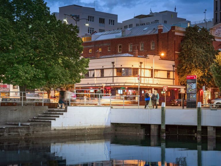 Hobart waterfront hotel hits the market