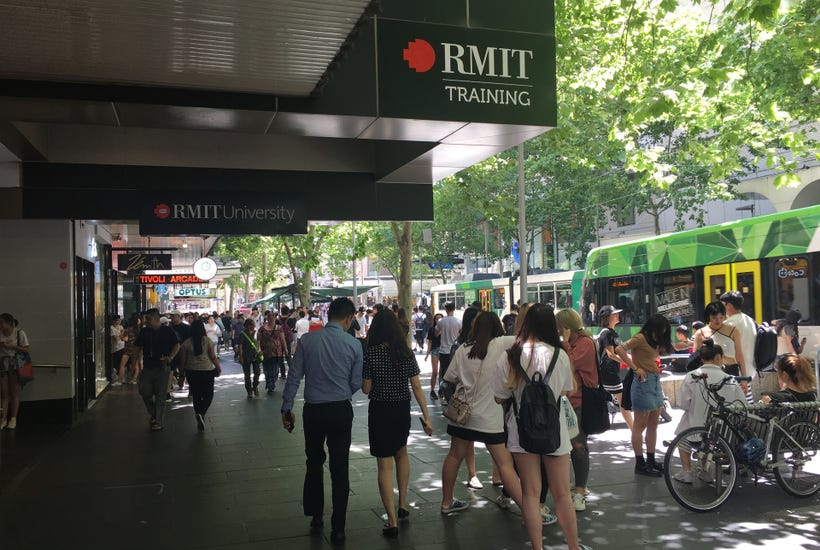 RMIT received 20 bids for the Melbourne CBD property. Picture: realcommercial.com.au/for-lease
