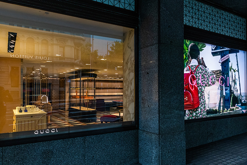 Luxury retailers in CBDs are struggling due to the loss of international tourists who make up much of their clientel. Picture: Getty