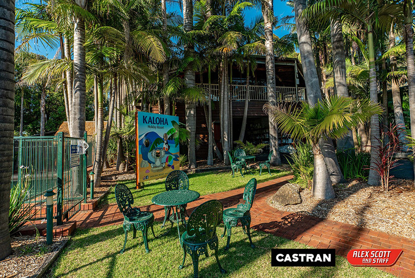 Kaloha Resort is currently on the market. Picture: realcommercial.com.au/for-sale
