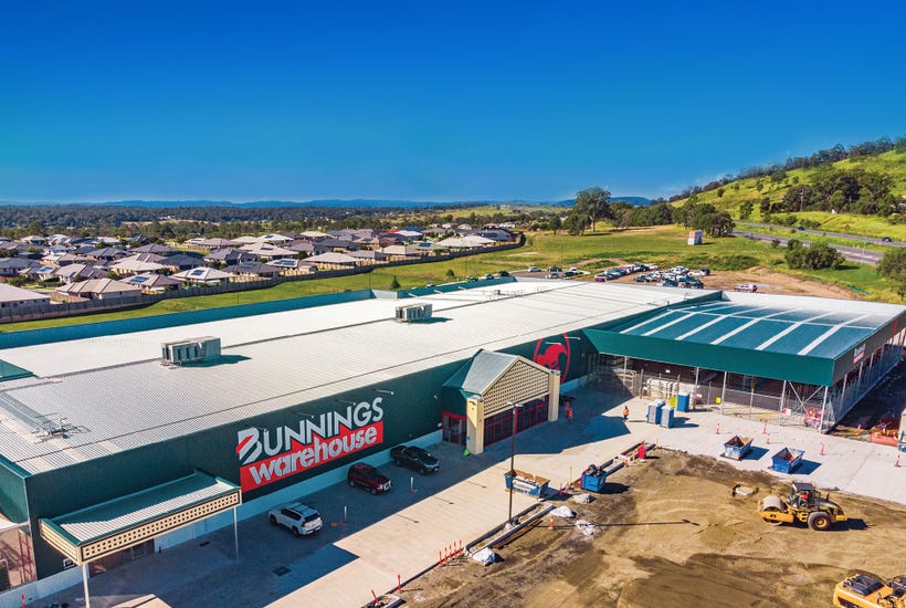 A Bunnings that’s about to open has hit the market. Picture: realcommercial.com.au/for-sale
