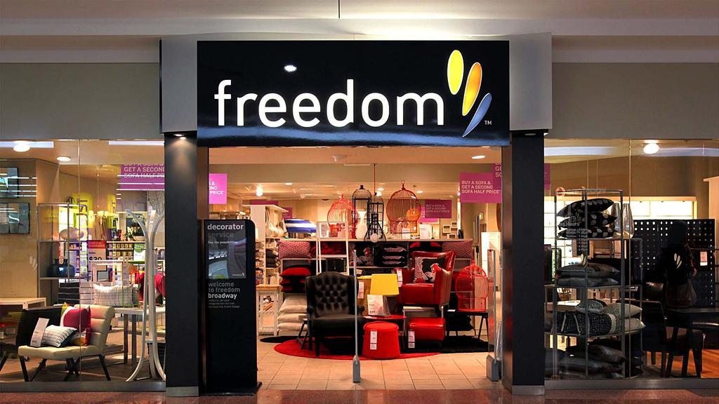 A Freedom Furniture store in Sydney.