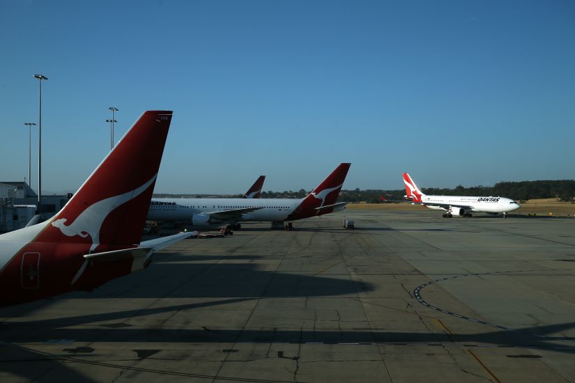 Qantas is looking to sell up to 14 hectares of land next to Sydney Airport. Picture: Getty
