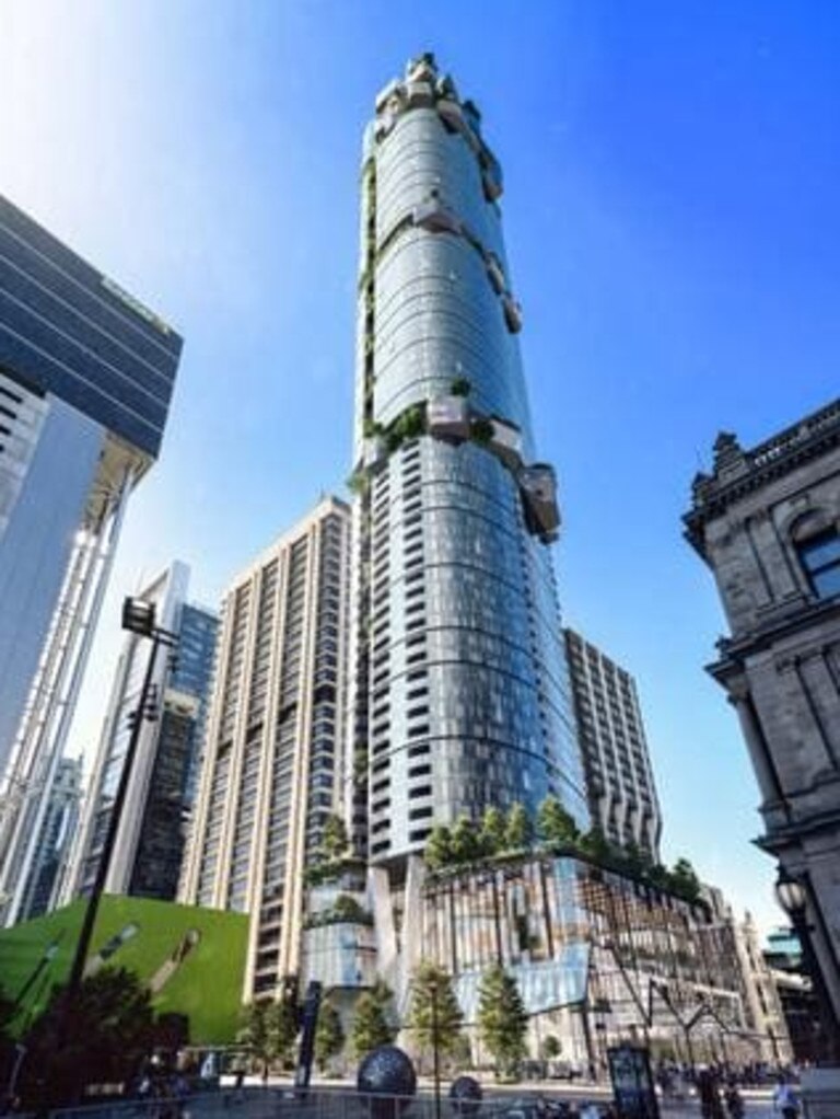 The 2017 version of the planned No.1 Brisbane Tower