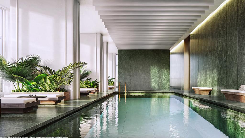 The swimming pool ... Supplied Editorial Do these new deals spell the return of Japanese investors. One Sydney Harbour, developed by Renzo Piano and Lendlease. Picture: Supplied