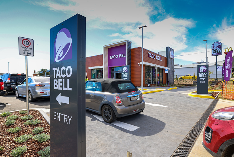 This Taco Bell outlet in Tamworth sold for $4.7 million. Picture: Cushman & Wakefield