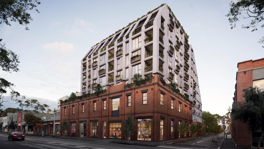 Supplied Editorial Artist's impression of the Fitzroy Fitzroy mixed-use development by
Chapter Group, CDL Australia and Crema Group. Supplied by Chapter Group