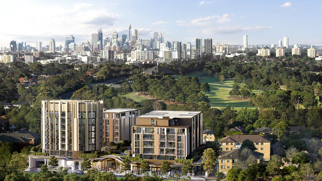 Artist's impression of Eastlakes, a Crown Group project