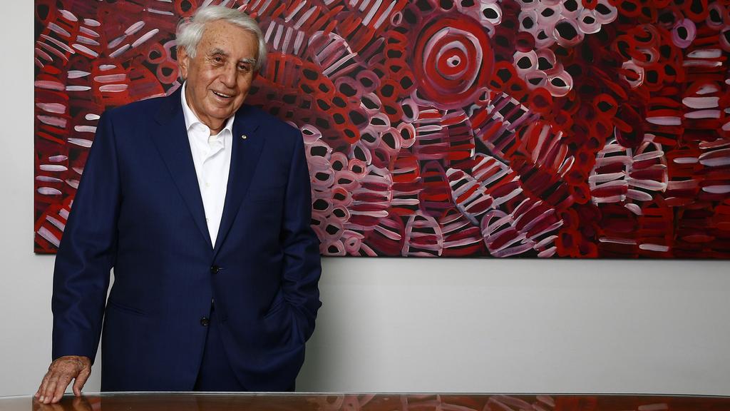 Harry Triguboff inhis office at Meriton