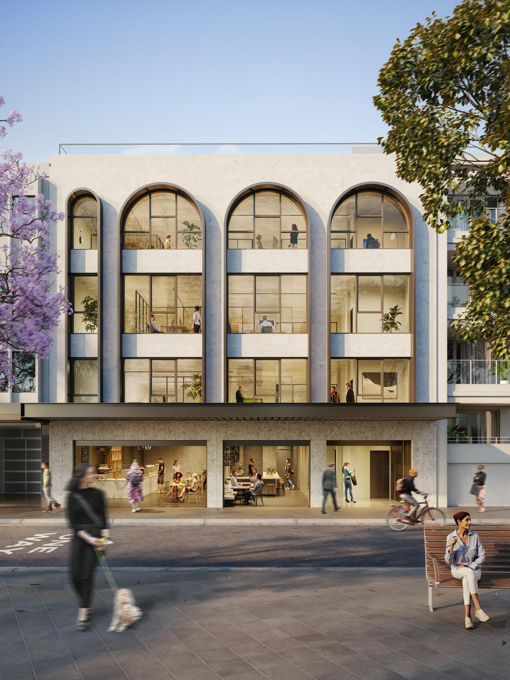 Exterior shot of Fortis building at 2 Guilfoyle Ave, Double Bay