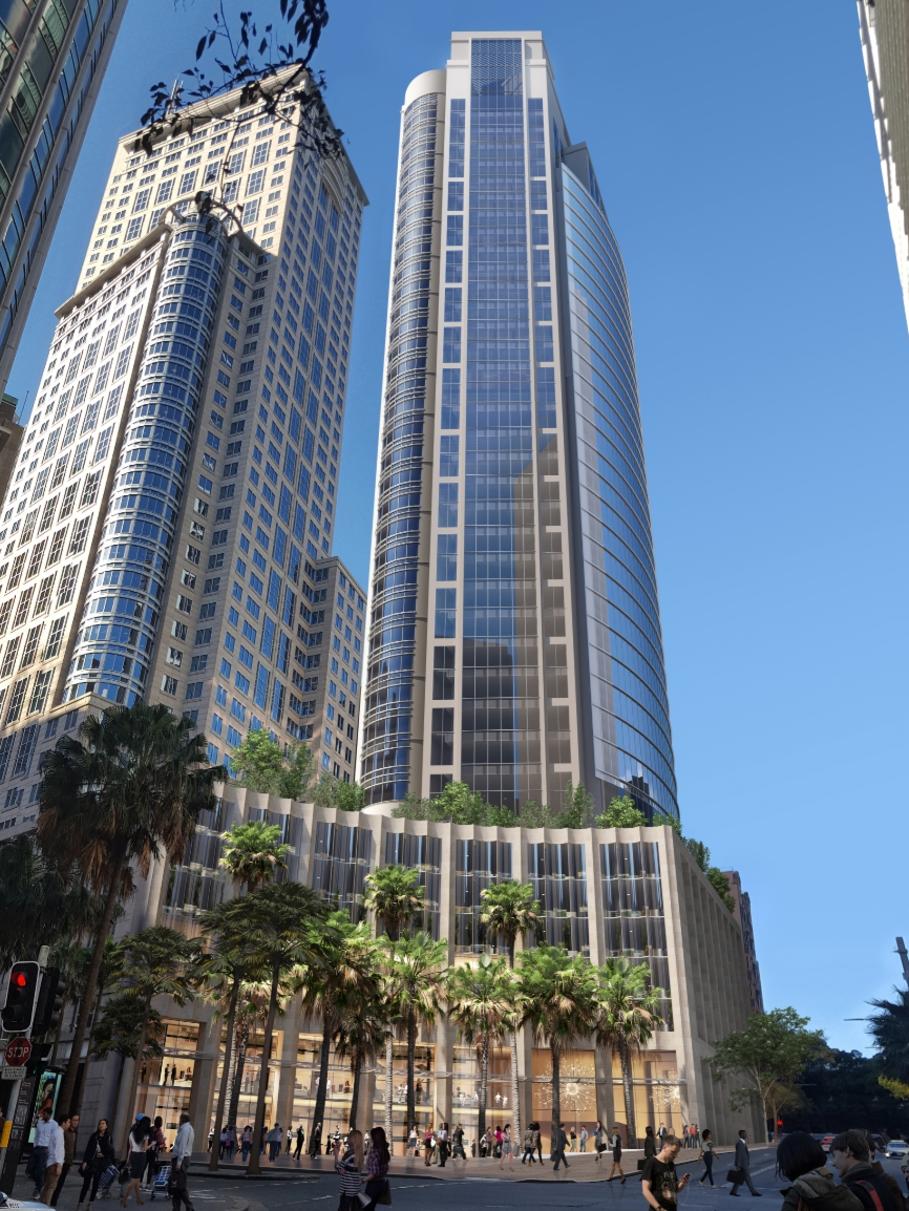 Supplied Editorial Artists impression of Charter Hall's vision for the redevelopment of
2 Chifley Square