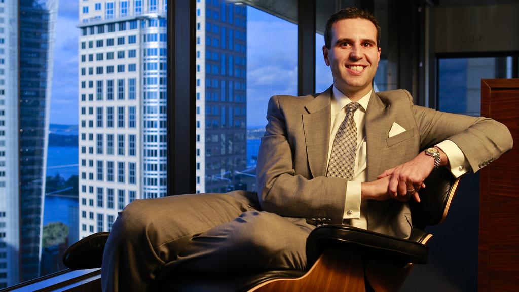 Property developer and Australia's richest man under 40 Shaun Bonett, at his offices in Sydney.