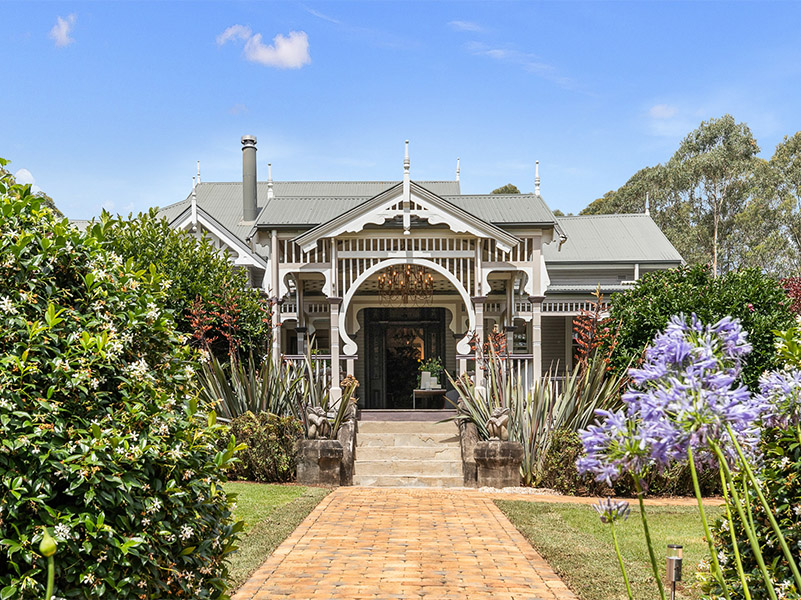 Yarraga Homestead features a 1907-built four-bedroom home and a charming cottage set amidst 34ha of stunning gardens. Picture: First National Byron