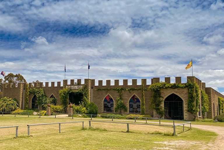 Granite Belt vineyard castle comes with three additional cellar doors