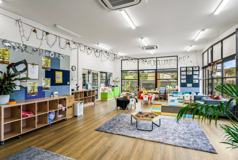 Many childcare centres are struggling with staff numbers amid rising community transmission rates of COVID-19.  Picture: realcommercial.com.au/for-sale
