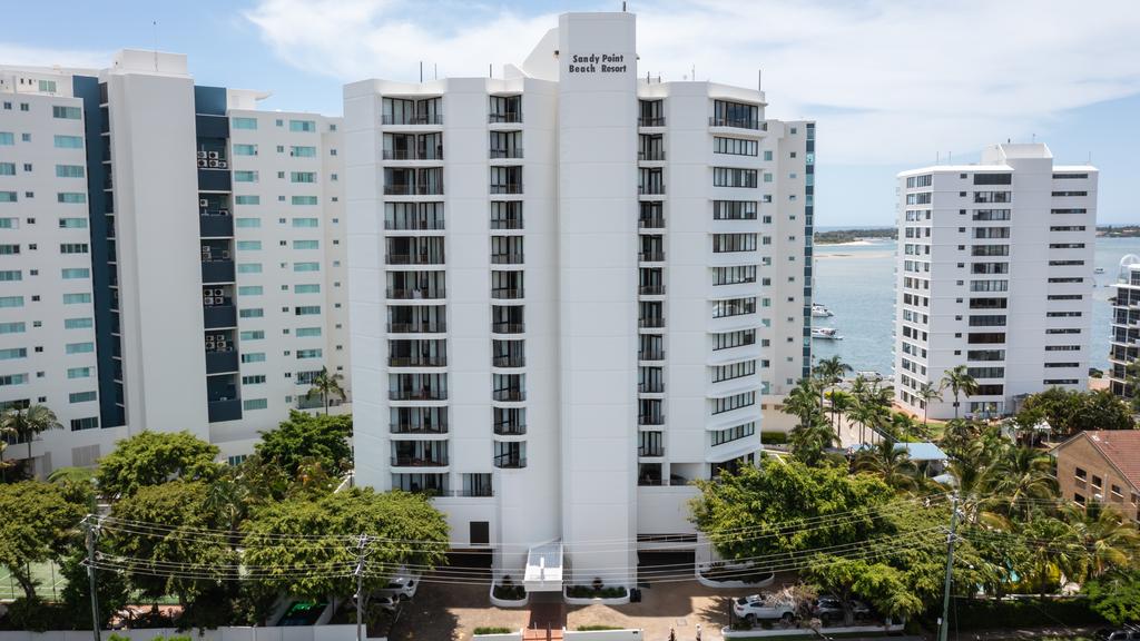 A 14-storey holiday resort with 43-apartments is up for sale in the Gold Coast. Picture: Suppled
