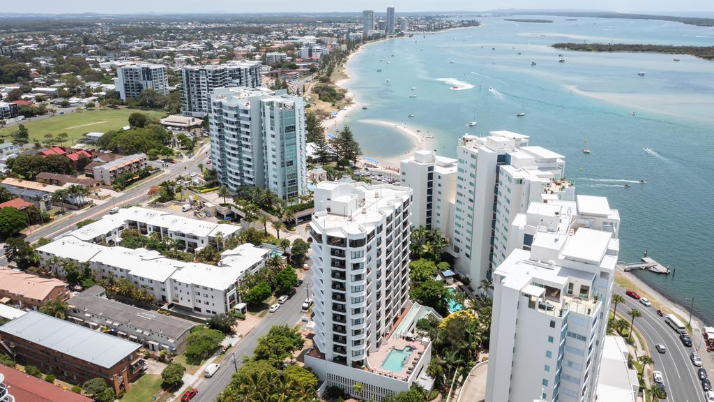 A 14-storey holiday resort with 43-apartments is up for sale in the Gold Coast. Picture: Suppled