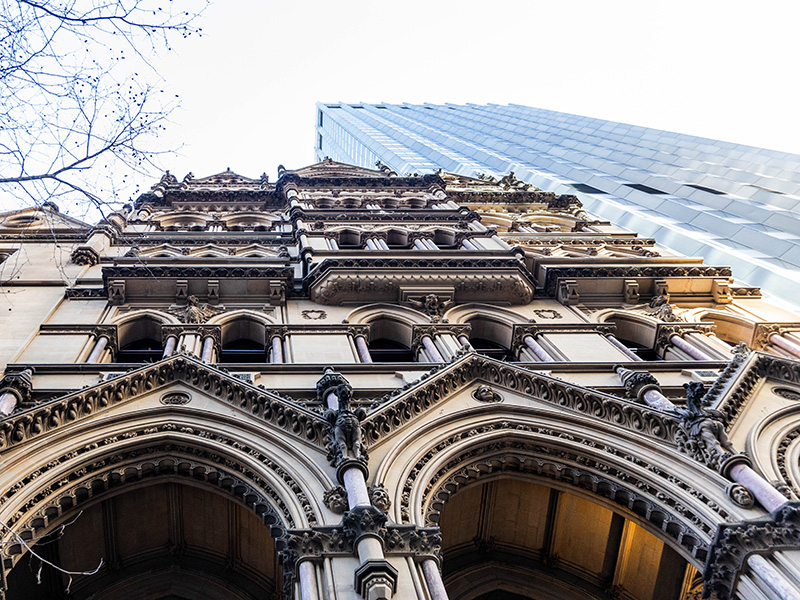 The redevelop Queen & Collins complex is seeking carbon neutral certification. Picture: Hayden Dib