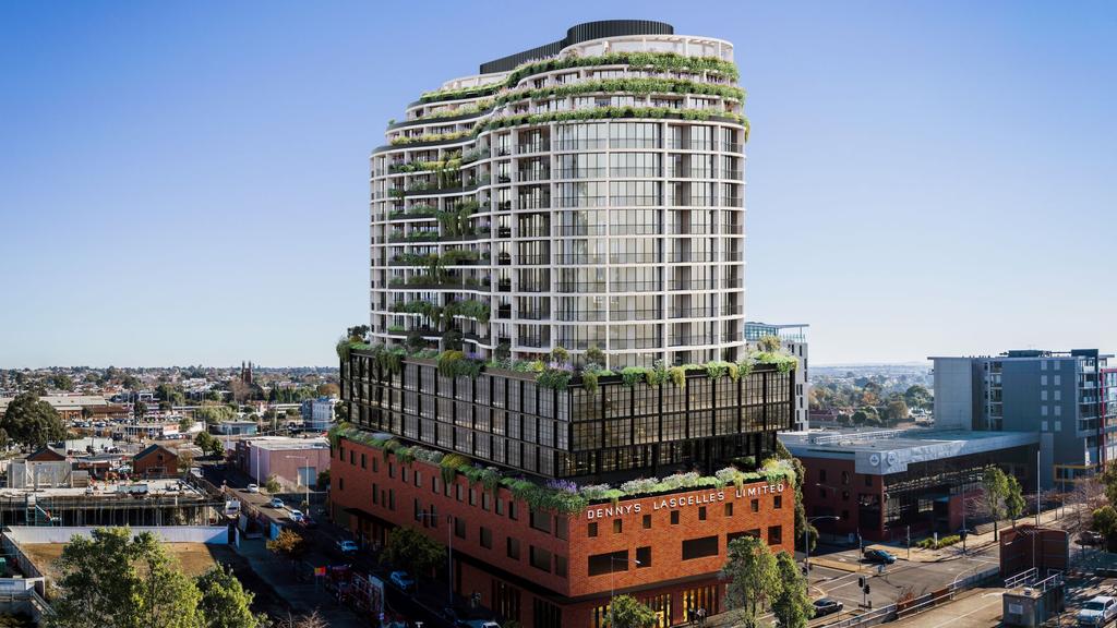 Supplied Editorial Artist's impression of a $300m mixed-use precinct in Geelong by
 Gurner and Dean Montgomery