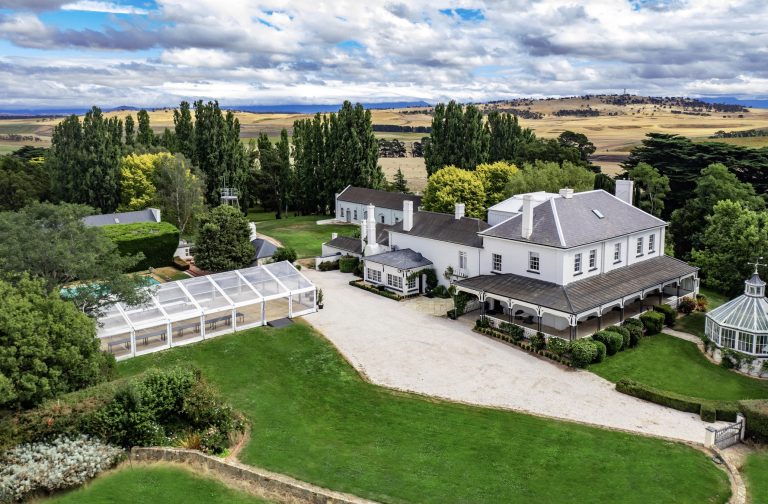 Historic Tasmanian homestead and farm attract creme de la creme