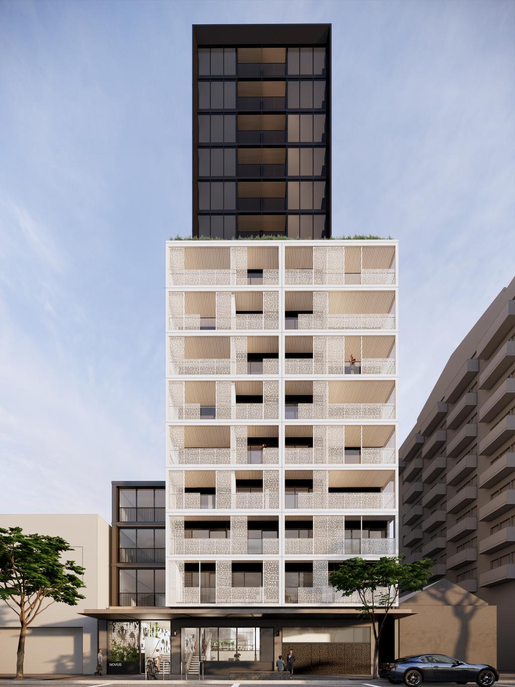 Supplied Editorial Artists impression of Novus on Sturt in Southbank, Melbourne, which
Novus will undertake with support from its new mandate