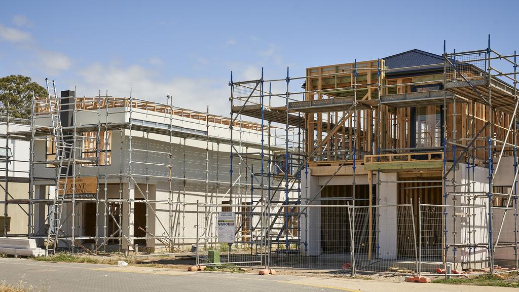 Suburban Home Construction Site
