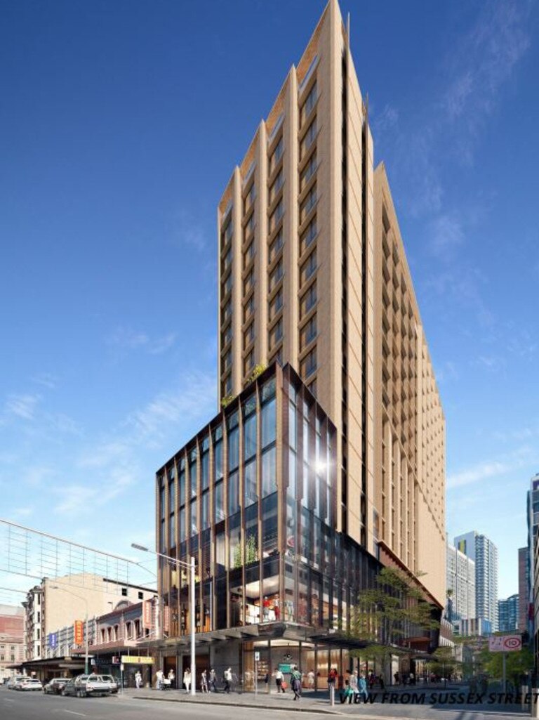 Supplied Editorial A $51m 17-storey development with 336 student boarding rooms and four levels of retail has been proposed for Dixon St Haymarket. PANAGOPOULOS