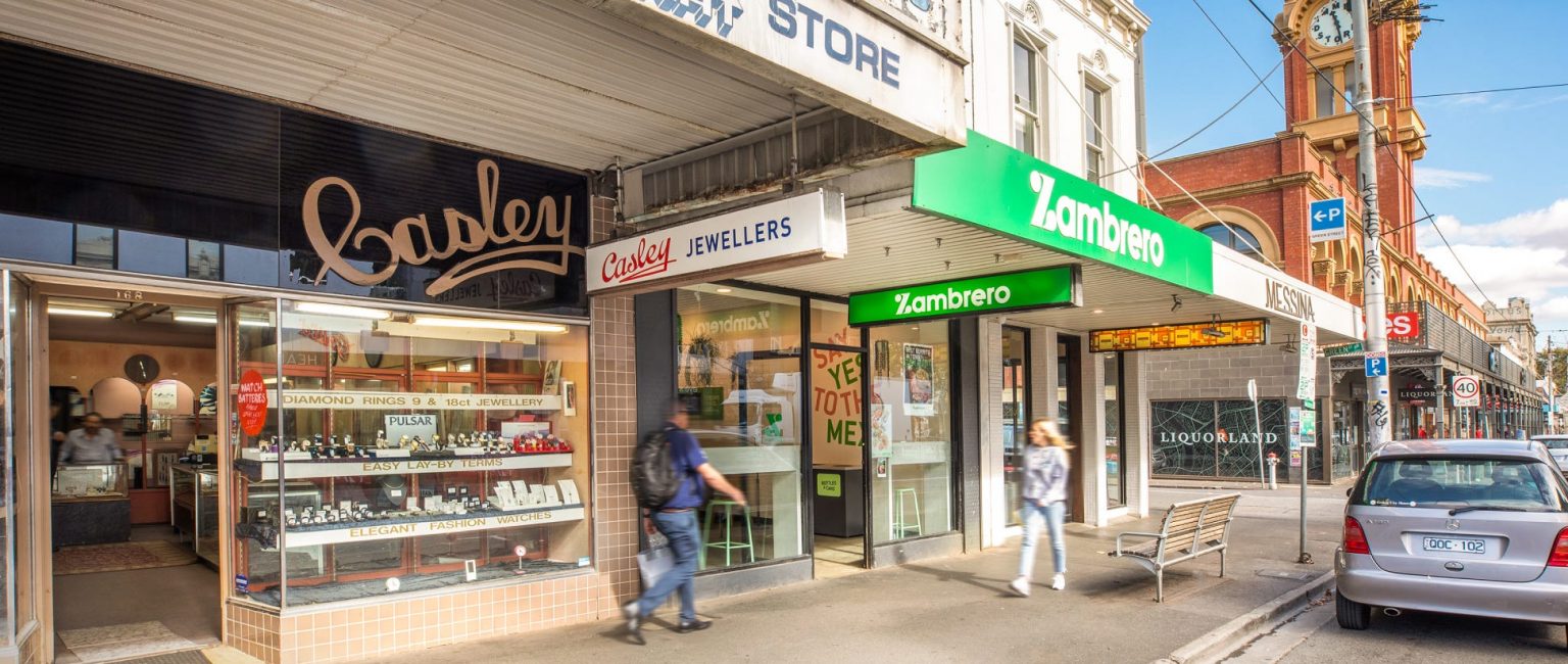 This jewellery store in Swan St, Cremorne is among the 16 properties being sold at the portfolio auction.  Picture: realcommercial.com.au/for-sale 
