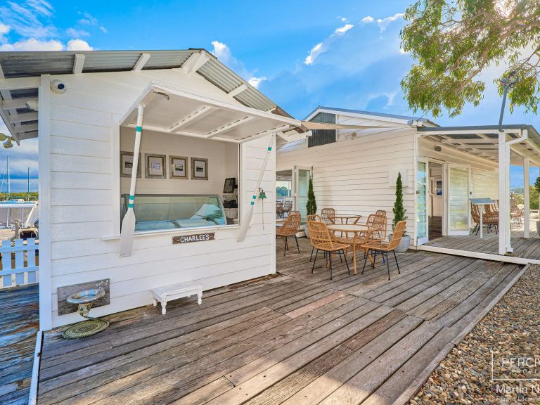 Rare riverfront cafe and marina on picturesque NSW coast for sale