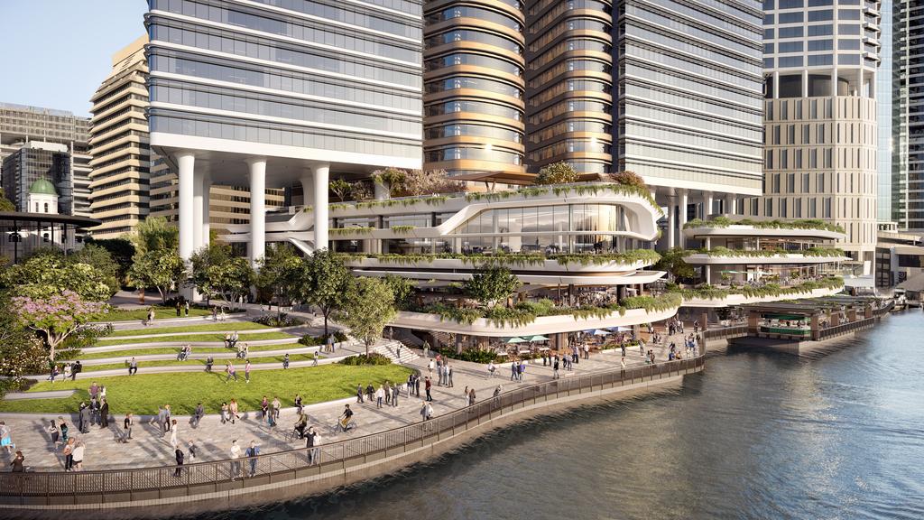 The Brisbane waterfront for Dexus feature in property