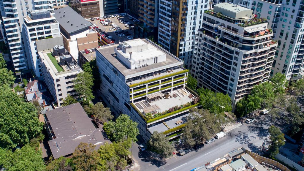 Supplied Editorial The six-level office building at 41 McLaren Street will be overhauled
 to house a school