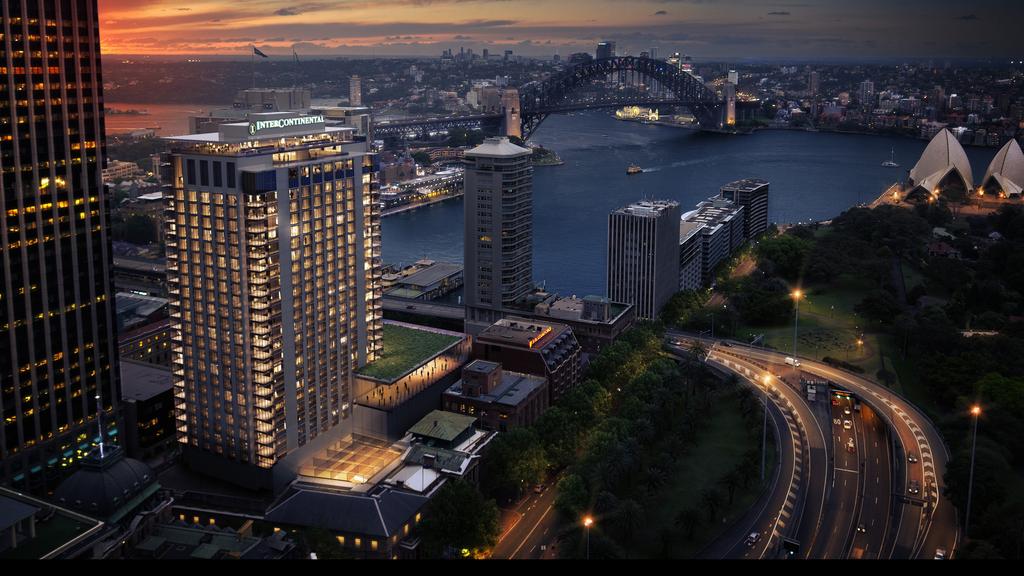 Supplied Editorial Artists impression of the proposed upgrade to the InterContinental Sydney