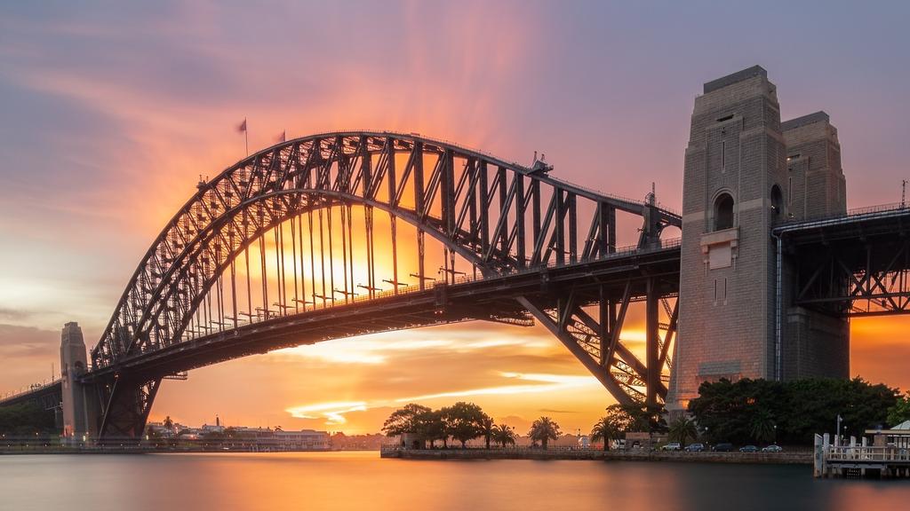 Sydney Harbour Bridge sunset