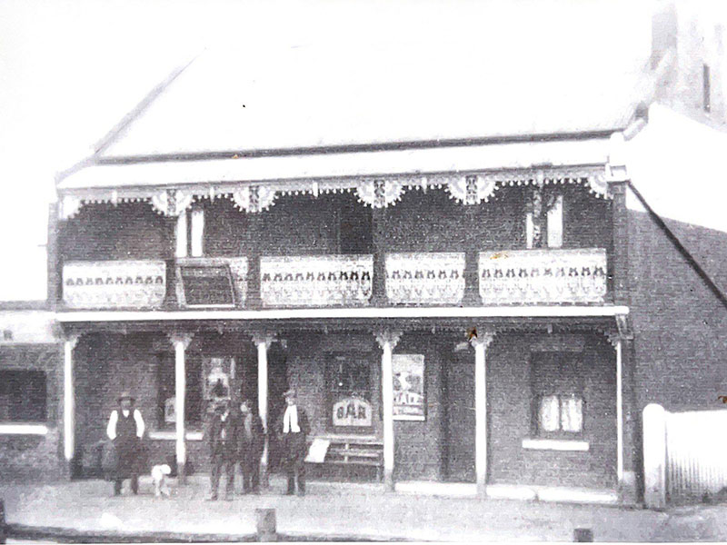 The Australian Hotel at McGraths Hill pictured in 1891. Picture: Supplied by Kim Maguire.