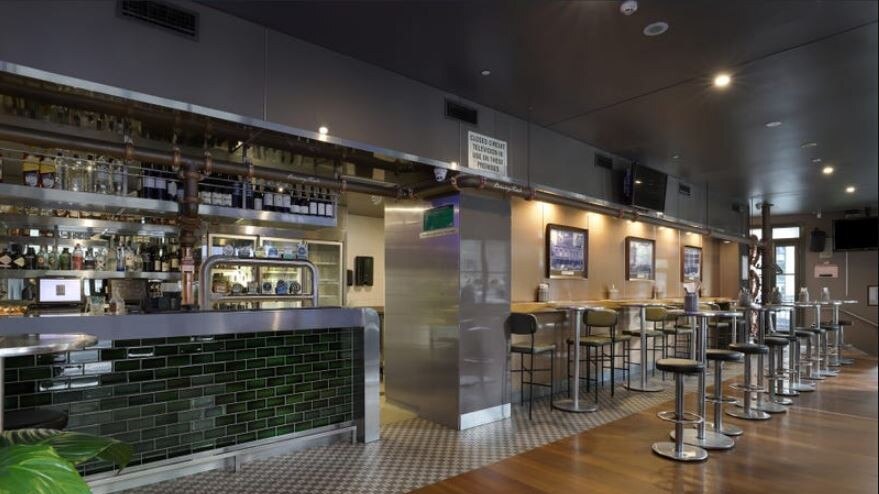 A view of the bar area.