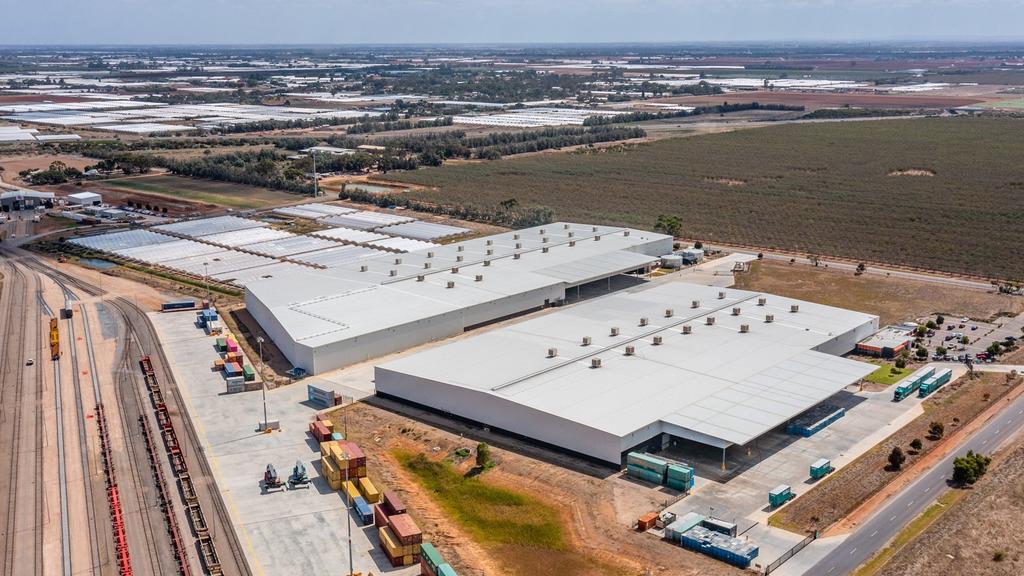 Supplied Editorial Treasury Wine Estates warehouse at 123 Pellew Rd, Penfield. Picture:
Supplied by AM alpha
