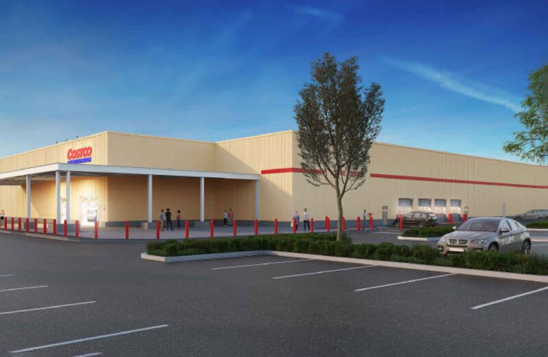 An artist rendering of the new Costco warehouse proposed for Melbourne’s west. Picture: Costco planning application
