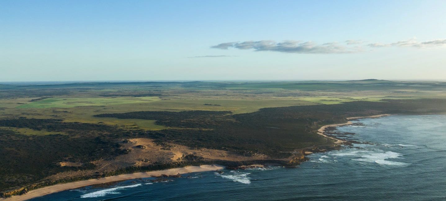 A South Australian farm on nearly 5km of coastline along the Great Australian Bight is for sale. Picture: realcommercial.com.au/for-sale
