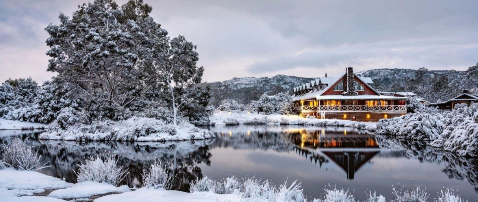 The Cradle Mountain Lodge on the northern edge of the Tasmanian Wilderness World Heritage Area is for sale. Picture: Supplied by CBRE
